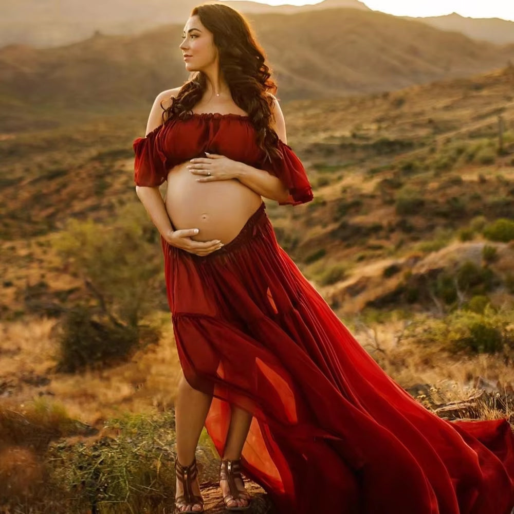 Women's Maternity Two Piece Set