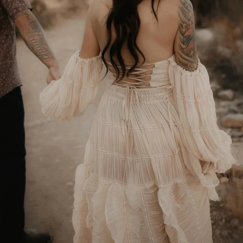 Maternity Dress For Photoshoot - Summer Dress - Tulle Set